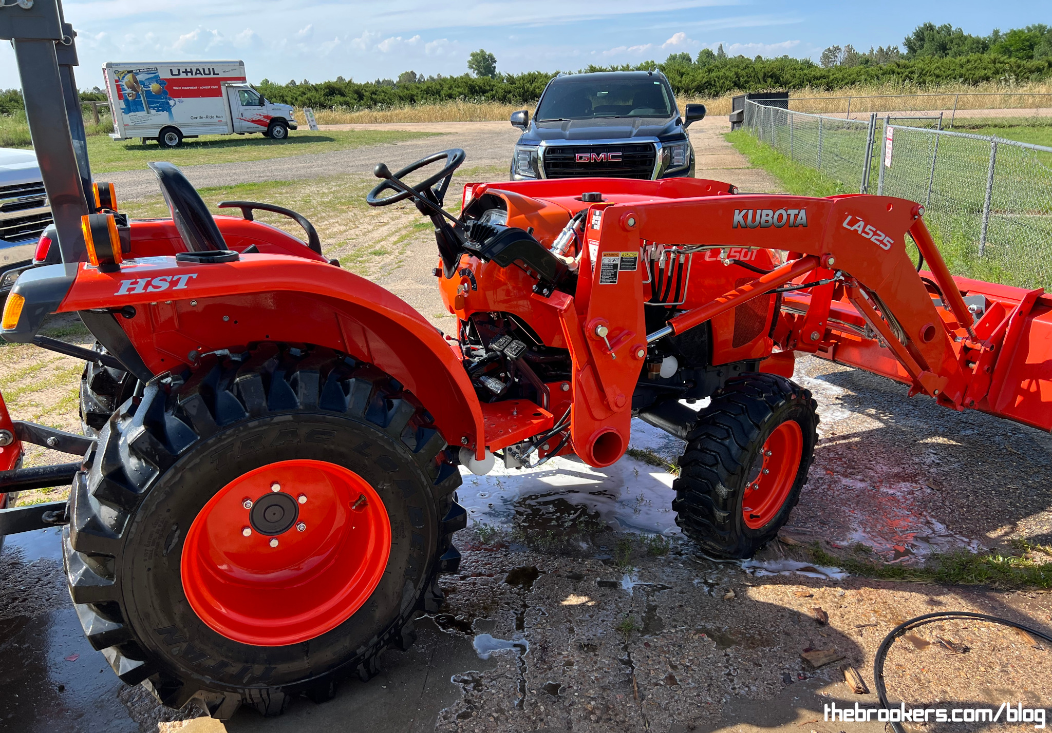 A clean tractor