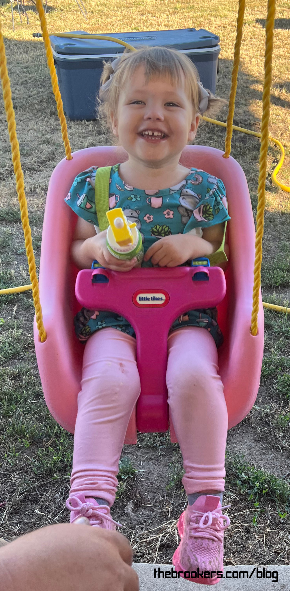 Fun on the swing…