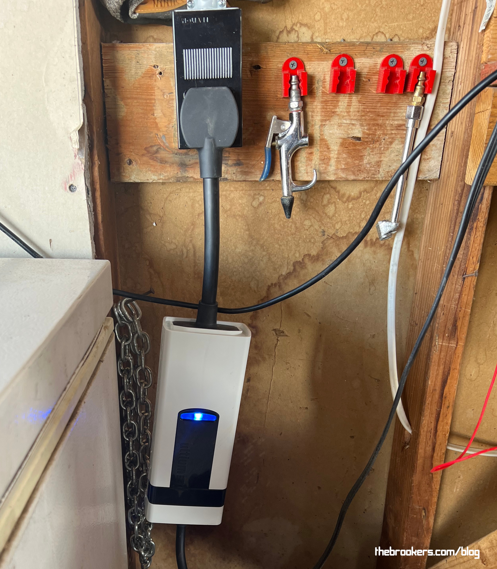 Our temporary charging station