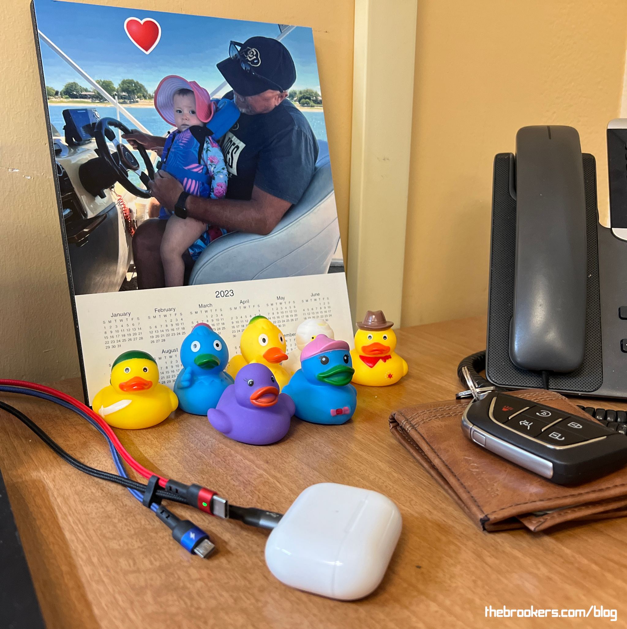 Ducking around at work