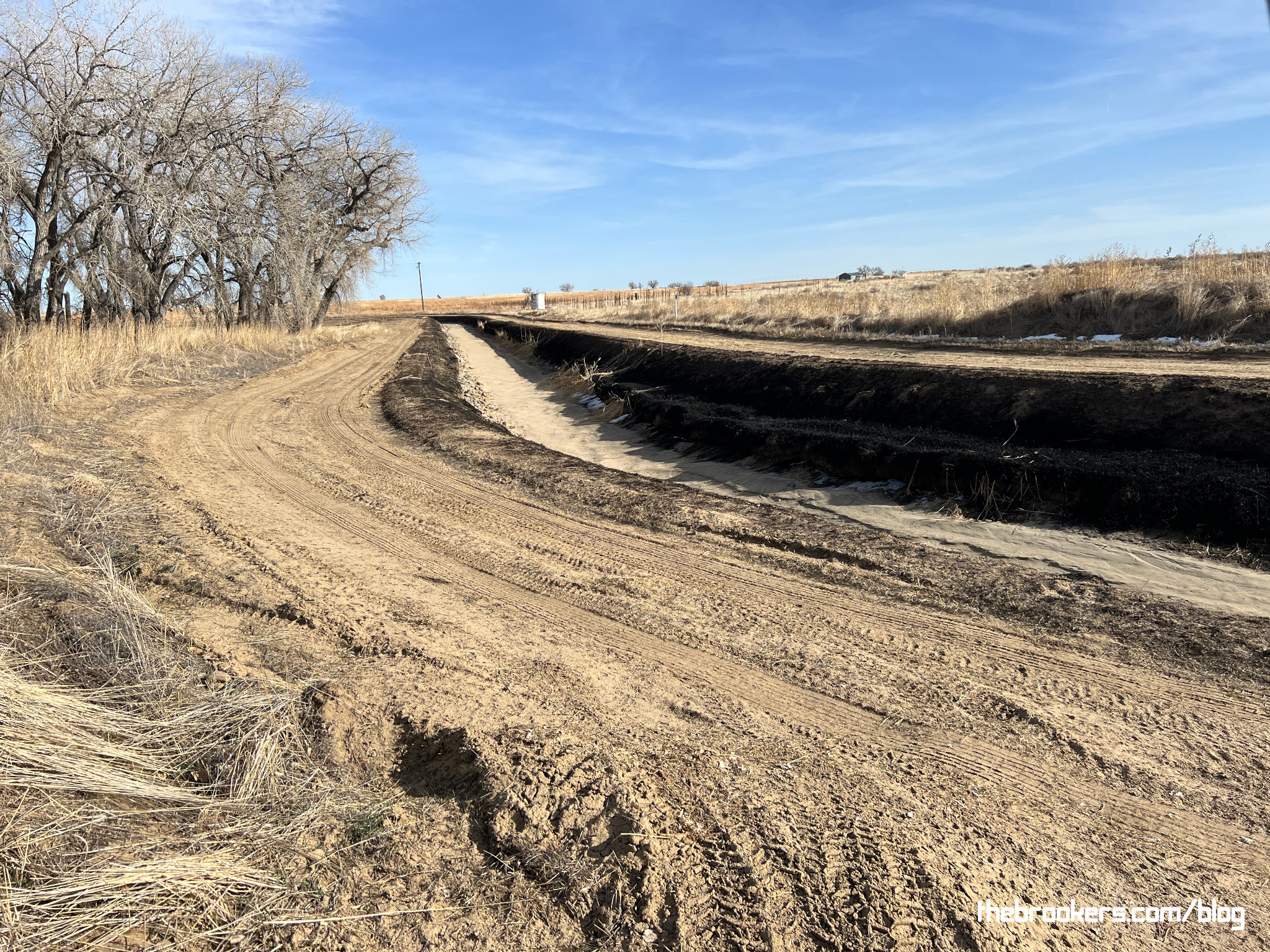 Burning the ditch