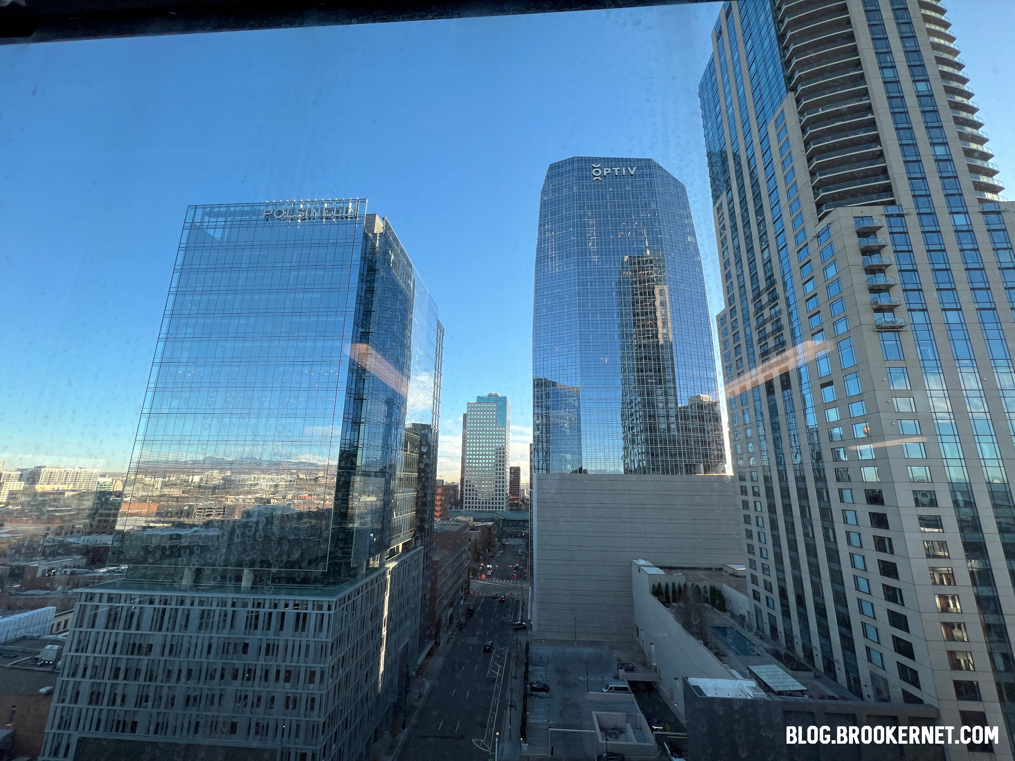 Working downtown