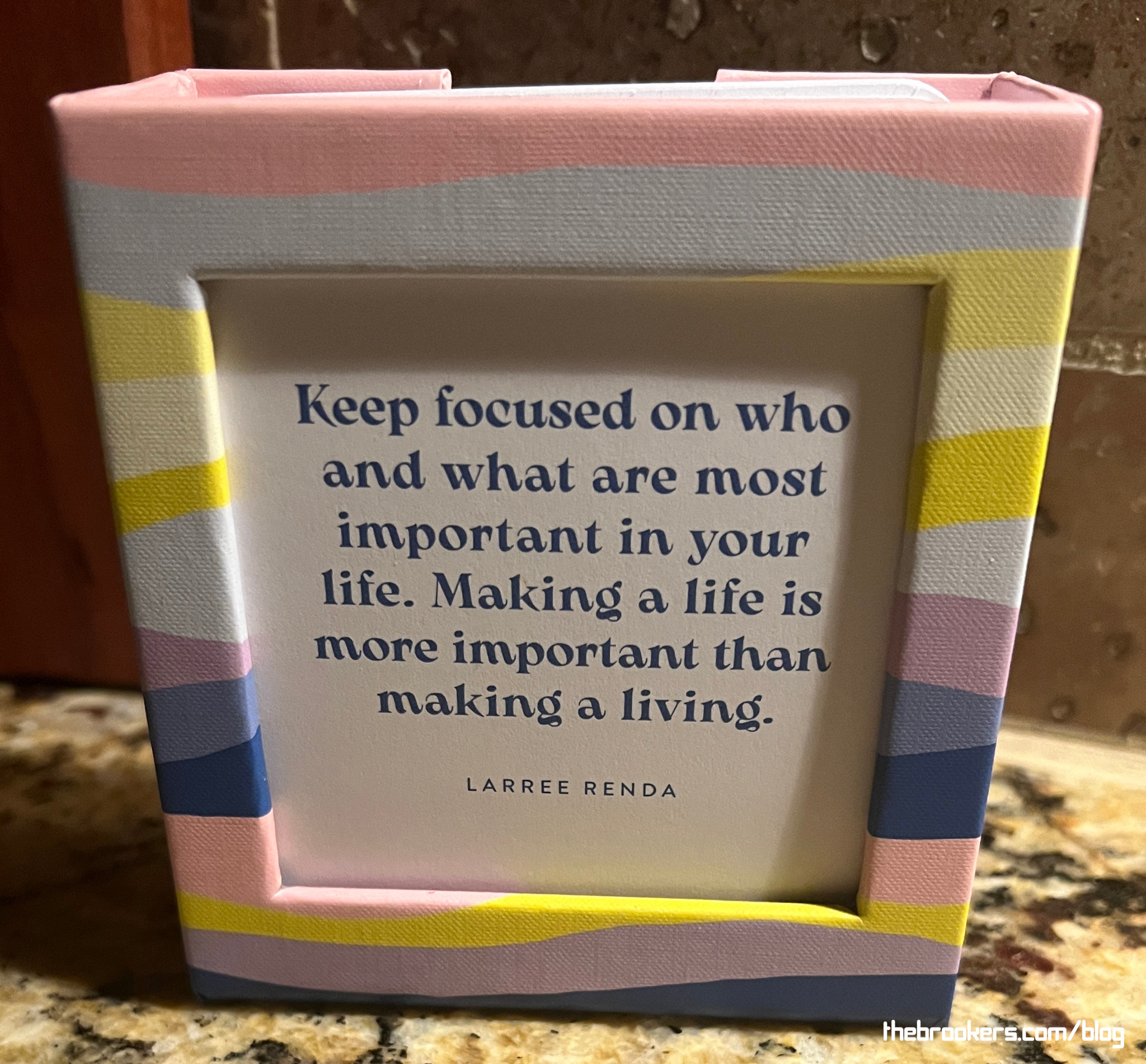 Saying of the day…
