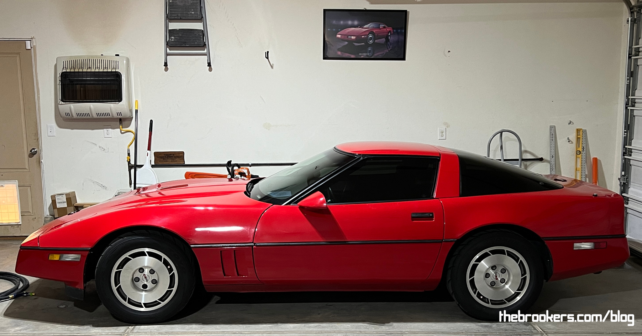 Cleaning the garage
