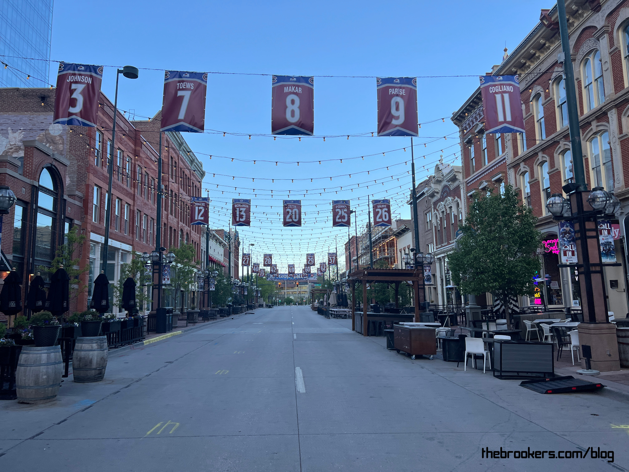 Avalanche downtown