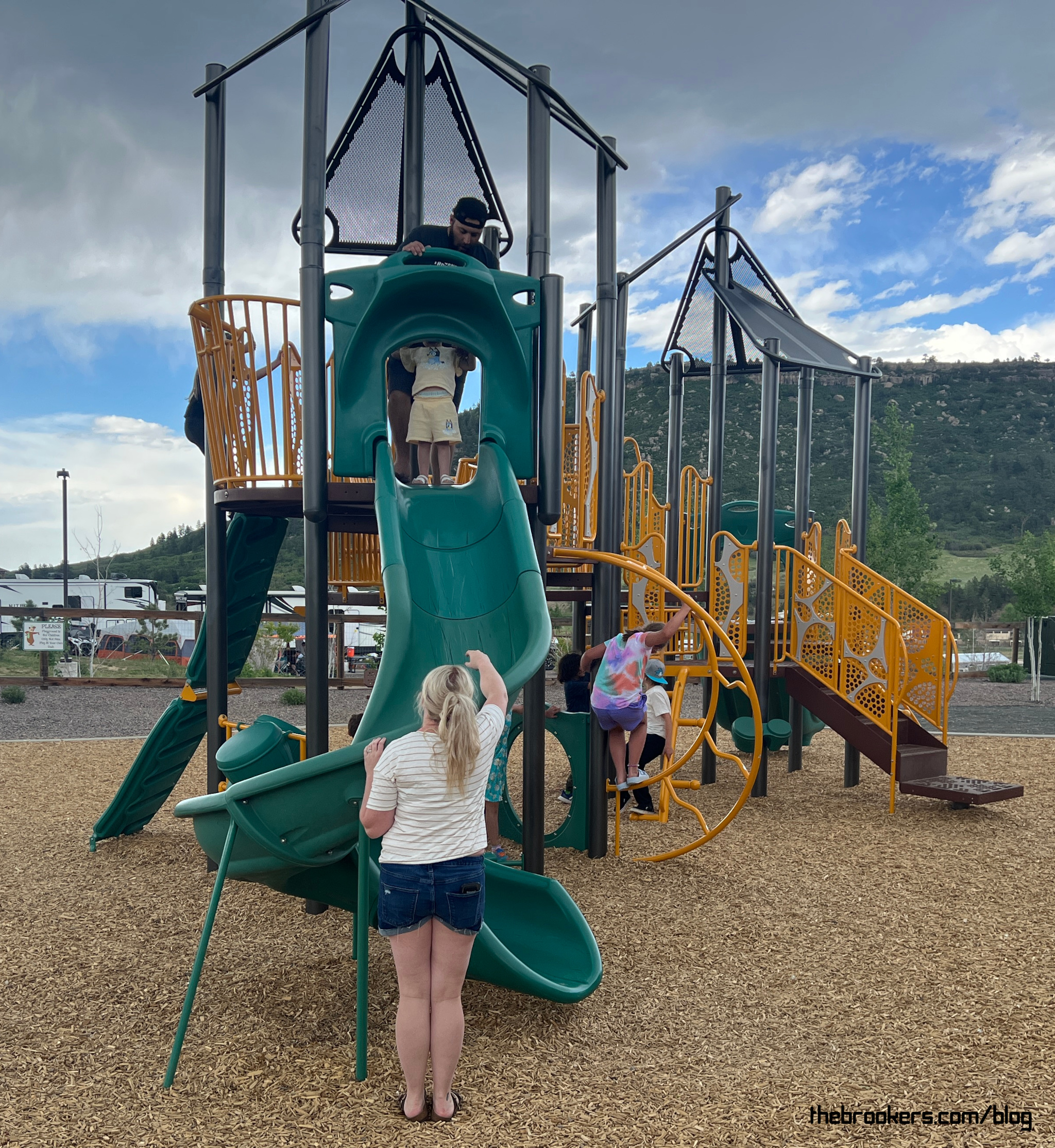 Fun on the slide…