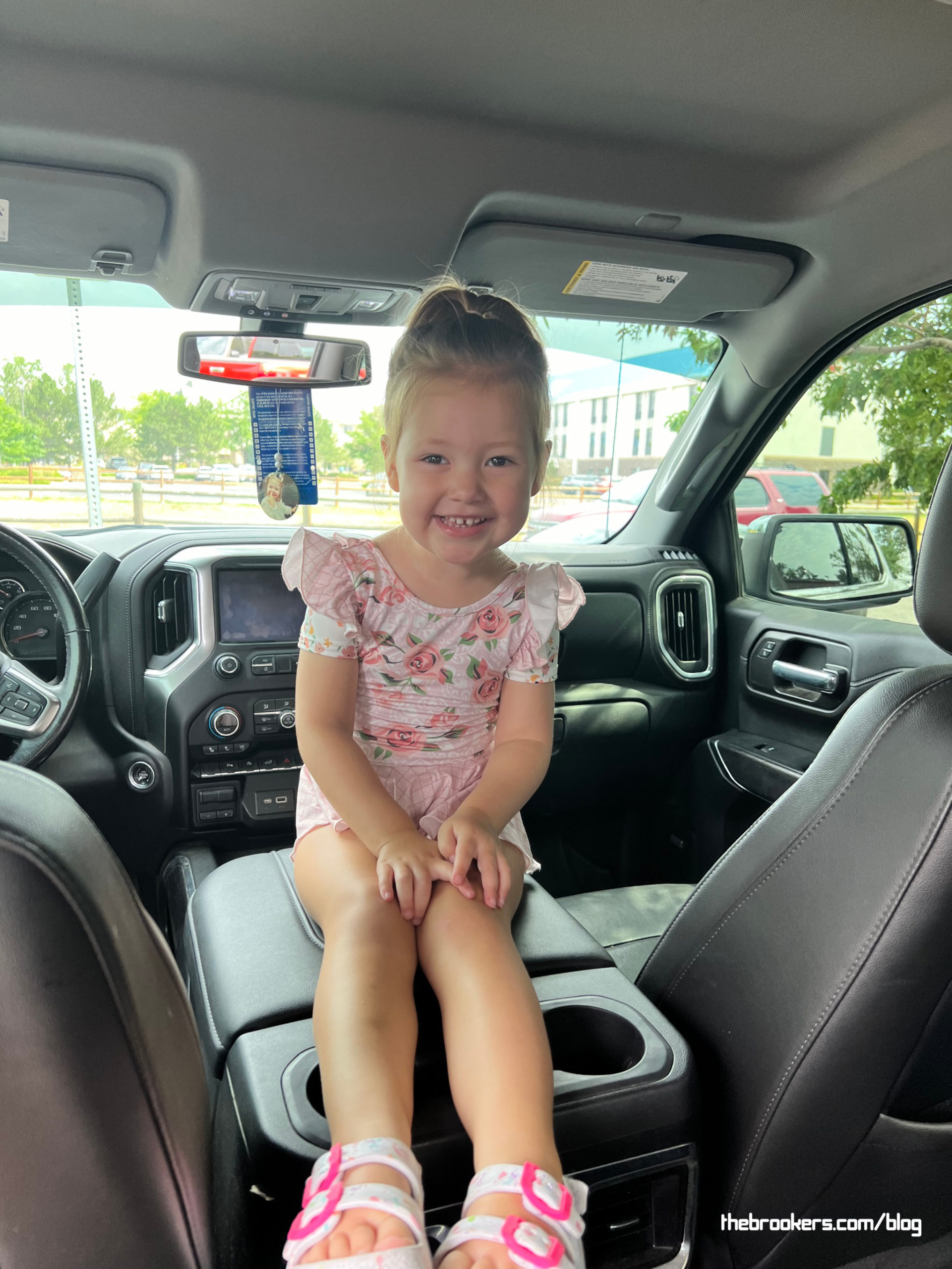 Playing in Papa's truck 10 Playing in Papa’s truck