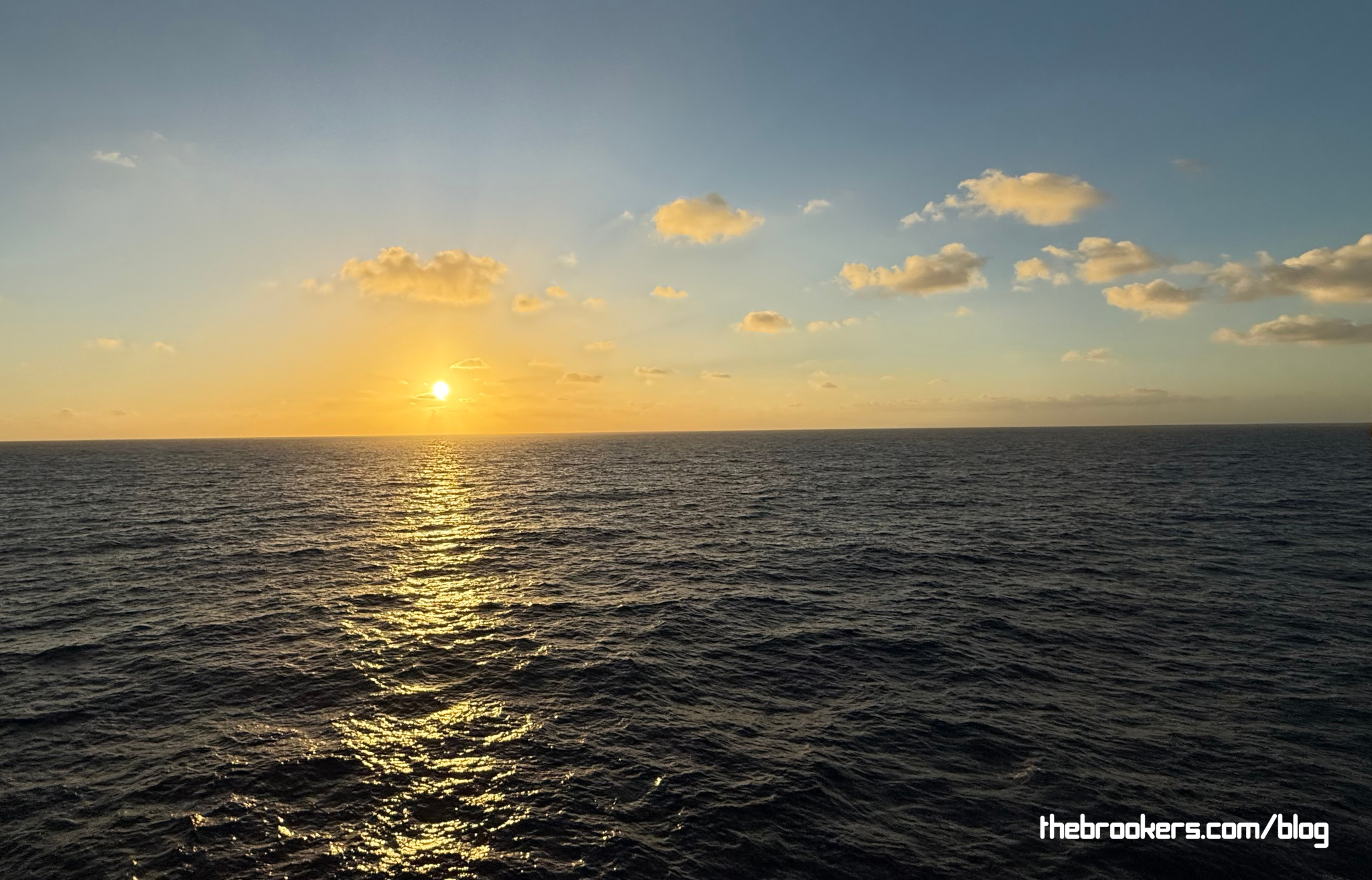 Day at sea…