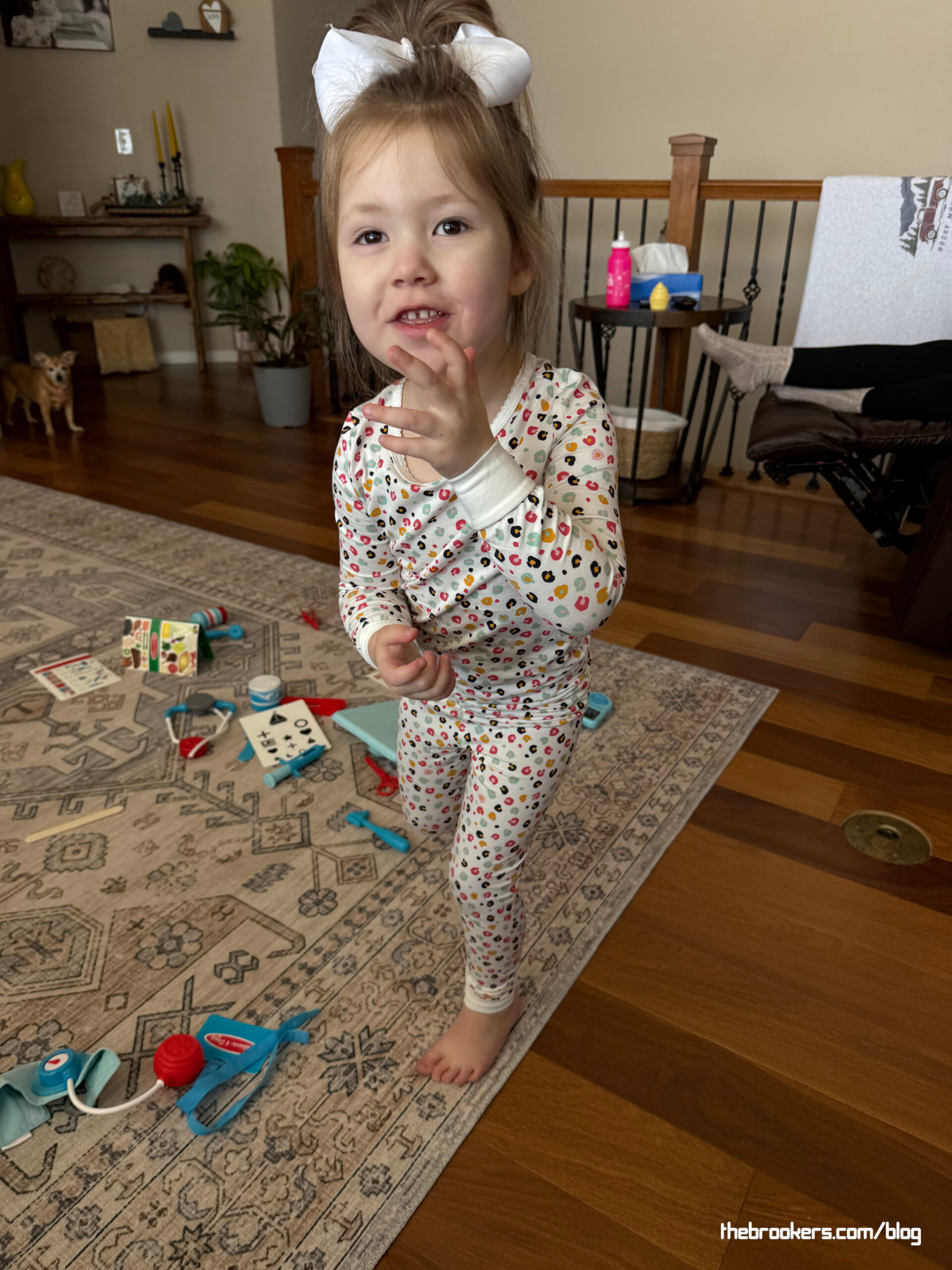 Playin’ at Papa’s house