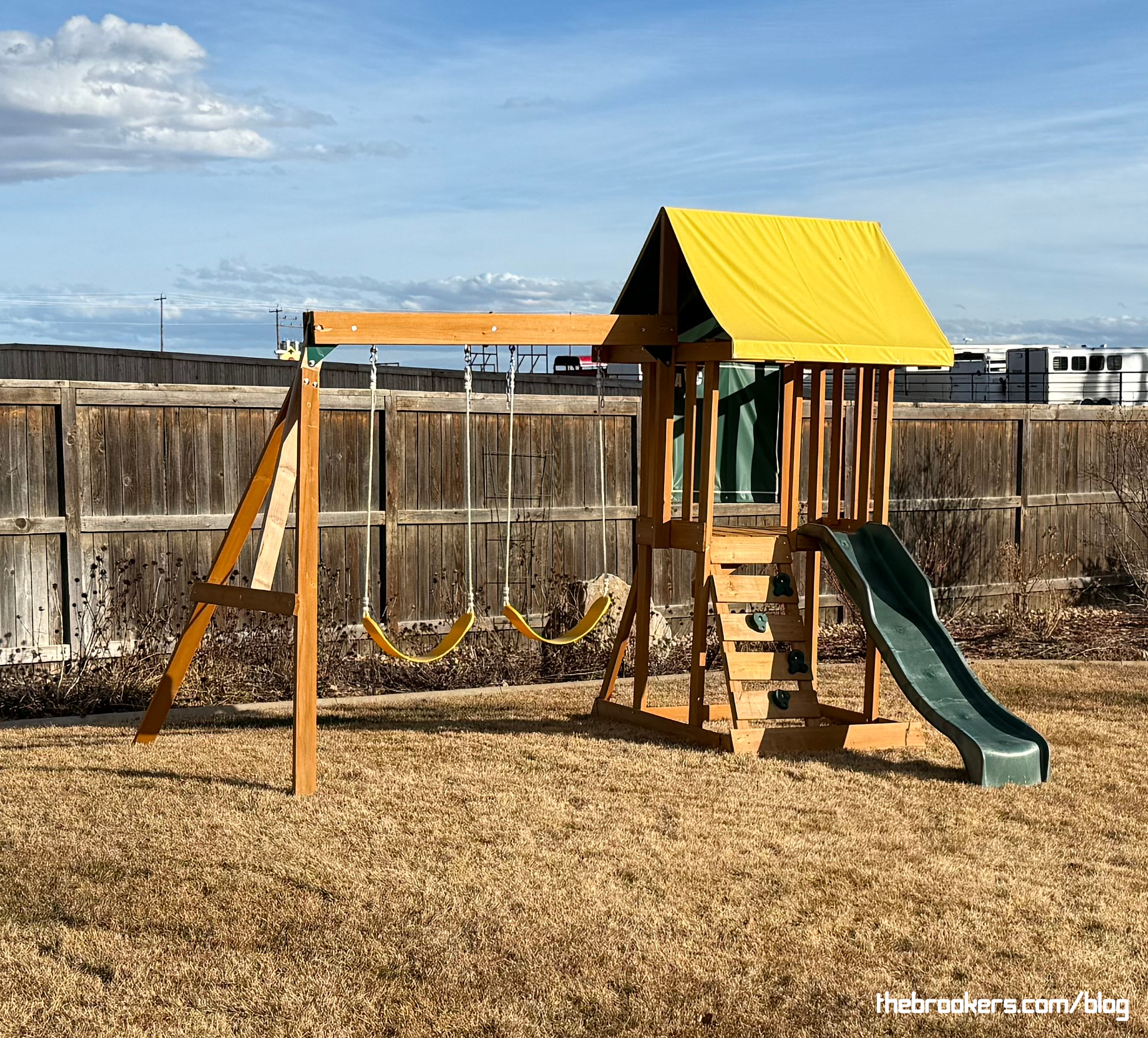 Fixing the swing set