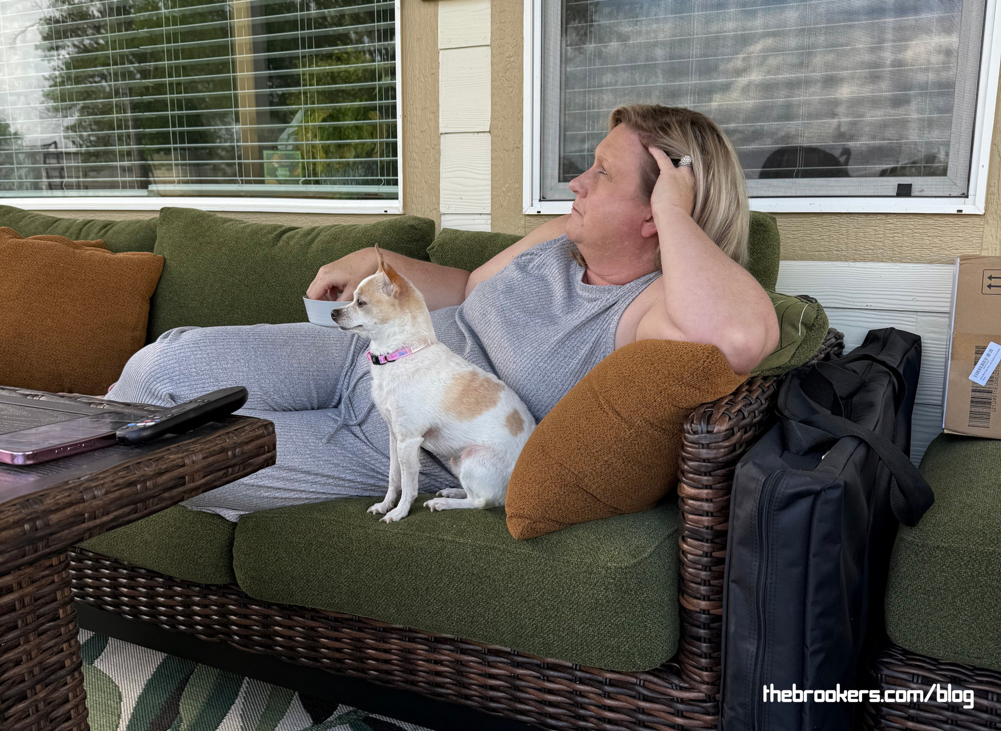 Relaxing out back
