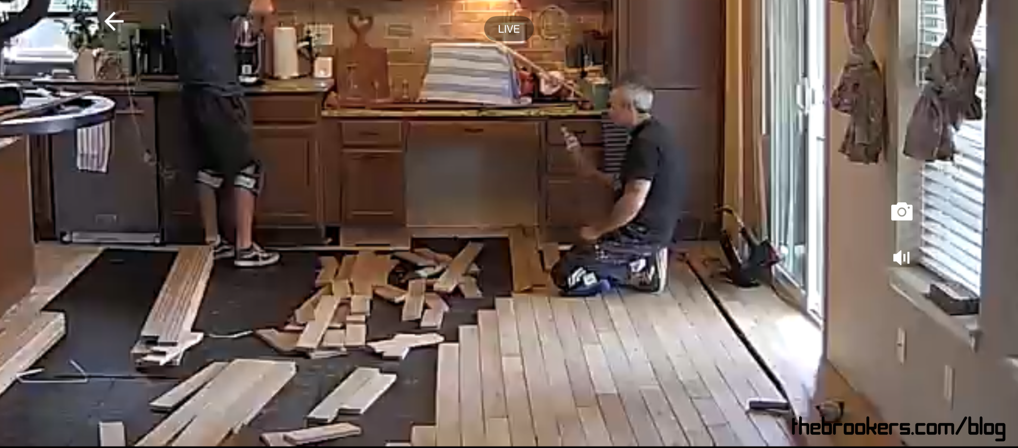 Floor is going in!
