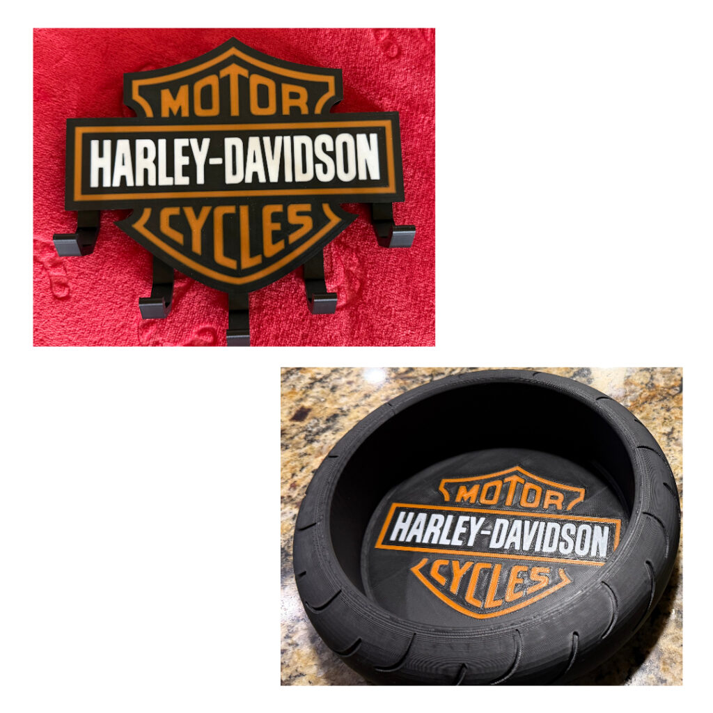 Harley-Davidson Brand Change Bowl & Key Hanger Set